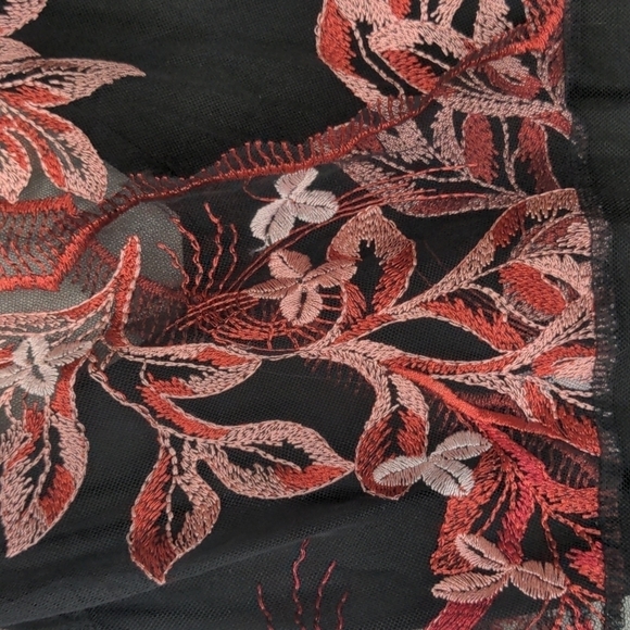 LULUS Work The Bloom Embroidered Maxi Dress xs - Picture 4 of 7